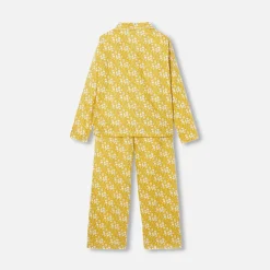 Jacadi Schlafanzüge & Nachthemden>Damen-Pyjama aus Liberty-Stoff GELB/WEISS