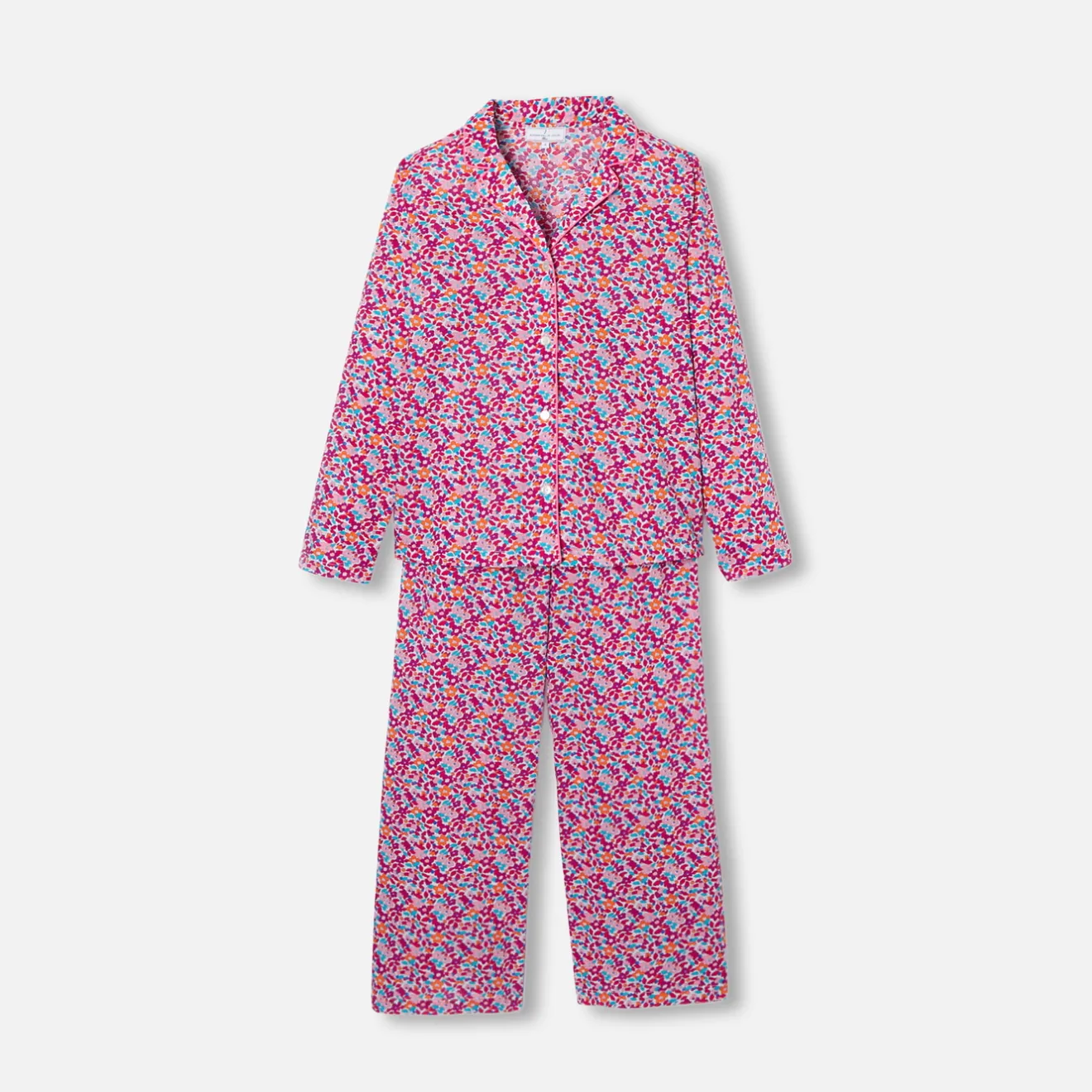 Jacadi Schlafanzüge & Nachthemden>Damen-Pyjama aus Liberty-Stoff ROSA/MEHRFARBIG