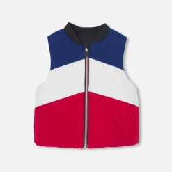 Jacadi Jacken & Mäntel>Daunenjacke ohne Ärmel Kleinkind Junge MARINEBLAU/MEHRFARBIG