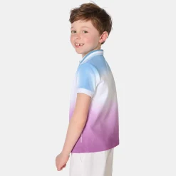 Jacadi T-Shirts, Polos, Langarmshirts>Dip-Dye-Poloshirt für Jungen WEISS/MEHRFARBIG