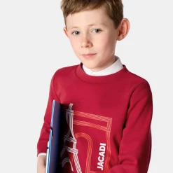 Jacadi Pullover, Sweatshirts, Strickjacken>Doppelseitiger Sweater für Jungen RUBINROT