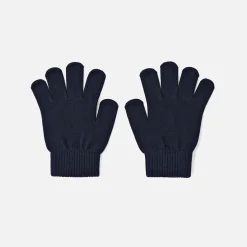 Jacadi Mützen, Schale Und Handschuhe|Accessoires>Einfarbige Handschuhe für Kind MARINEBLAU JACADI