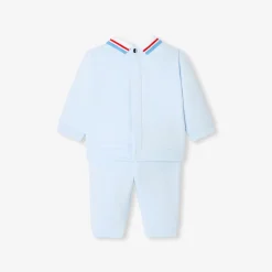 Jacadi Spieler, Latzhosen, Ensembles>Ensemble aus Molton für Jungen HELLBLAU