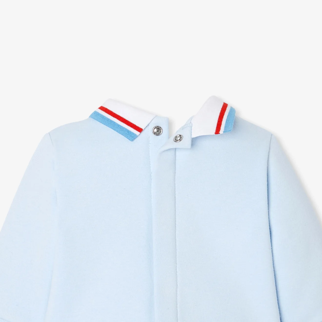 Jacadi Spieler, Latzhosen, Ensembles>Ensemble aus Molton für Jungen HELLBLAU
