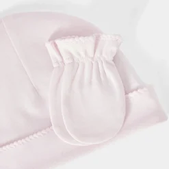 Jacadi Mützen, Schale Und Handschuhe|Accessoires>Ensemble aus Mütze und Fäustlingen für Babys ROSA BLASS JACADI