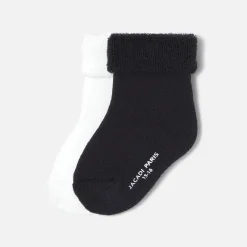 Jacadi Socken Und Stiefelchen|Socken>2er-Pack Frotteesocken WEISS/MARINEBLAU