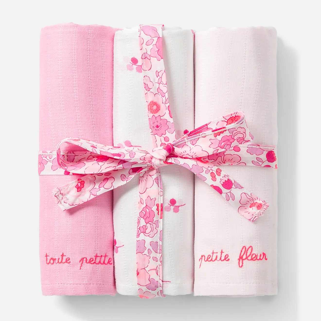 Jacadi Lätzchen Und Mulltücher>3er-Pack Mulltücher ROSA/MEHRFARBIG