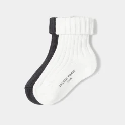 Jacadi Accessoires>2er-Pack Socken für Jungen WEISS/GRAU
