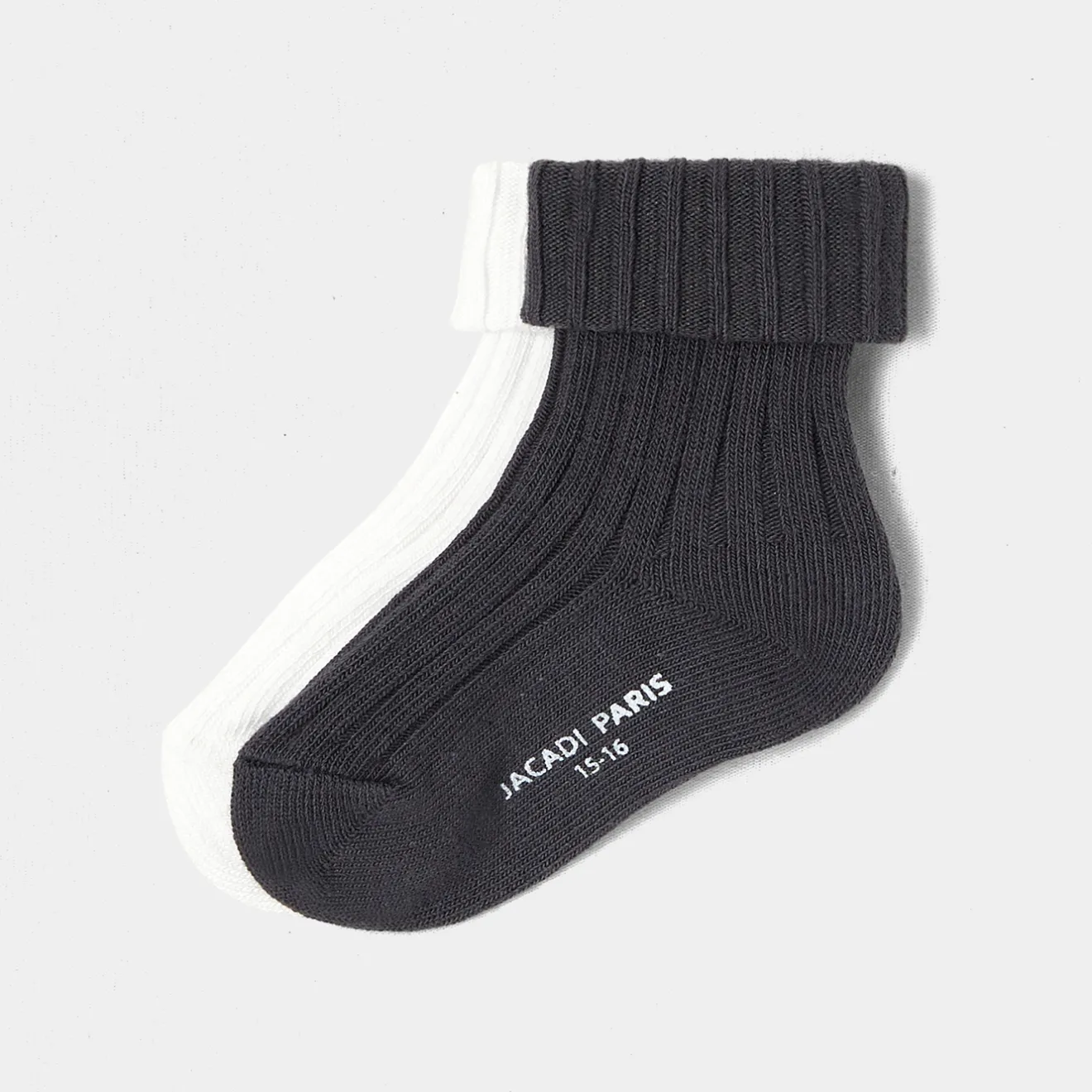 Jacadi Accessoires>2er-Pack Socken für Jungen WEISS/GRAU