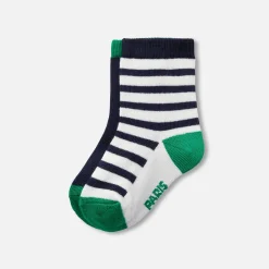 Jacadi Accessoires|Socken Und Stiefelchen>2er-Pack Socken Kleinkind Junge MARINEBLAU/GRÜN