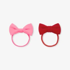 Jacadi Haar-Accessoires|Accessoires>2er-Set Haargummis für Mädchen ROSA/ROT