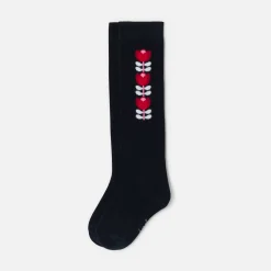 Jacadi Accessoires|分类为空>2er-Set hohe Socken für Mädchen MARINEBLAU JACADI