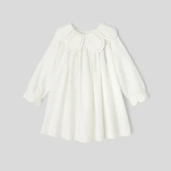 Jacadi Kleider>Festliches Kleid für Mädchen WEICHES JACADI WEISS
