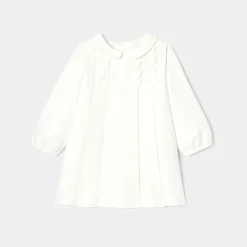 Jacadi Kleider>Festliches Kleid Kleinkind Mädchen WEICHES JACADI WEISS