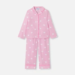 Jacadi Schlafanzüge & Nachthemden>Flanell-Pyjama für Mädchen ROSA