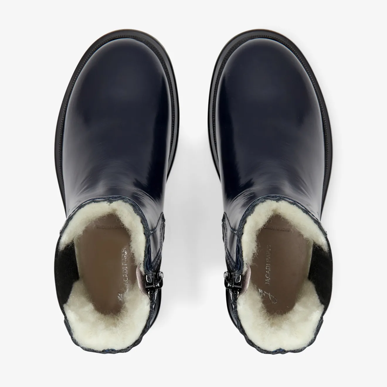 Jacadi Gefütterte Schuhe|Stiefeletten>Gefütterte Chelsea-Boots für Mädchen MARINEBLAU JACADI