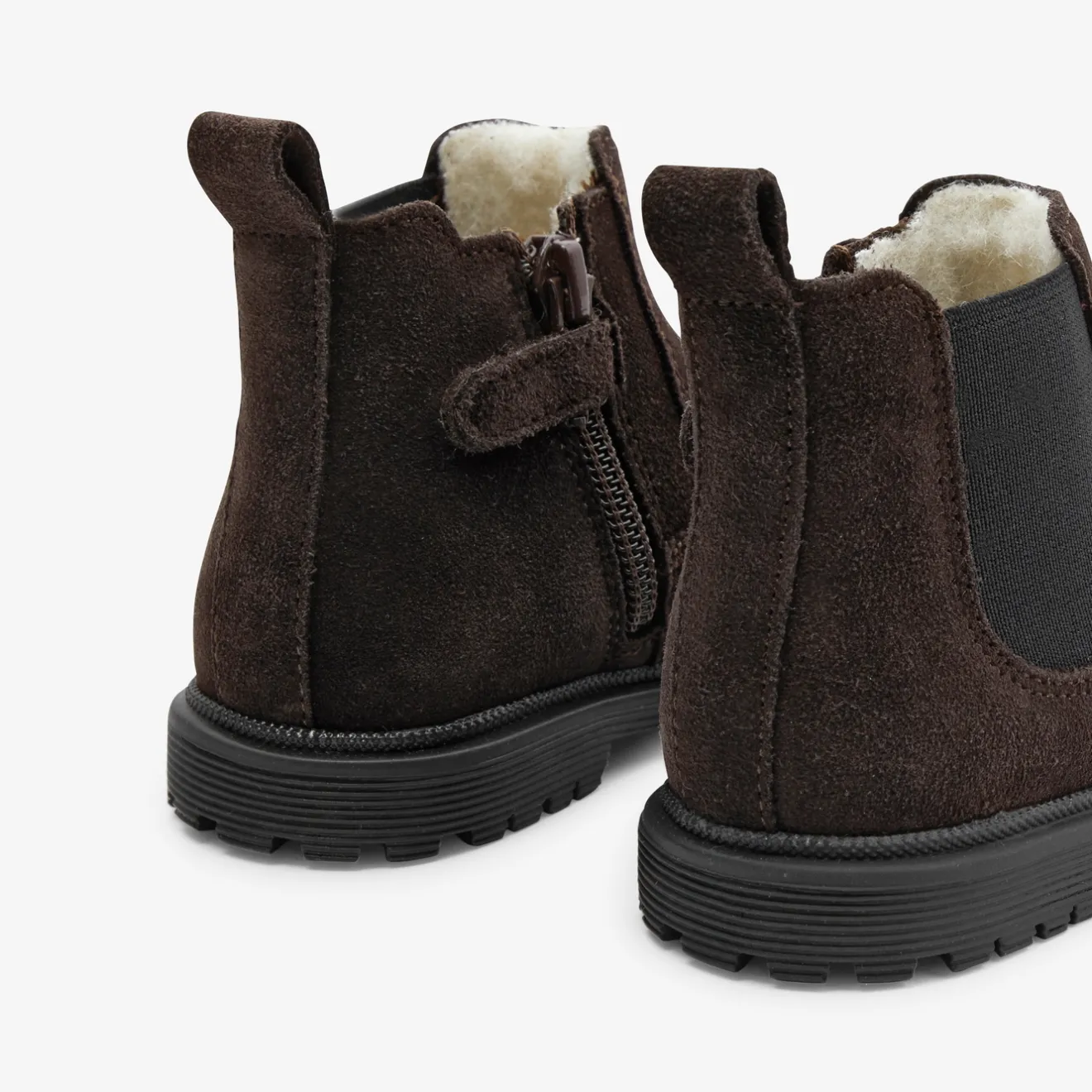 Jacadi Gefütterte Schuhe|Boots>Gefütterte Chelsea-Boots für Jungen BRAUN