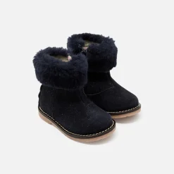 Jacadi Stiefeletten|Gefütterte Schuhe>Gefütterte Mädchen-Stiefeletten MARINEBLAU JACADI