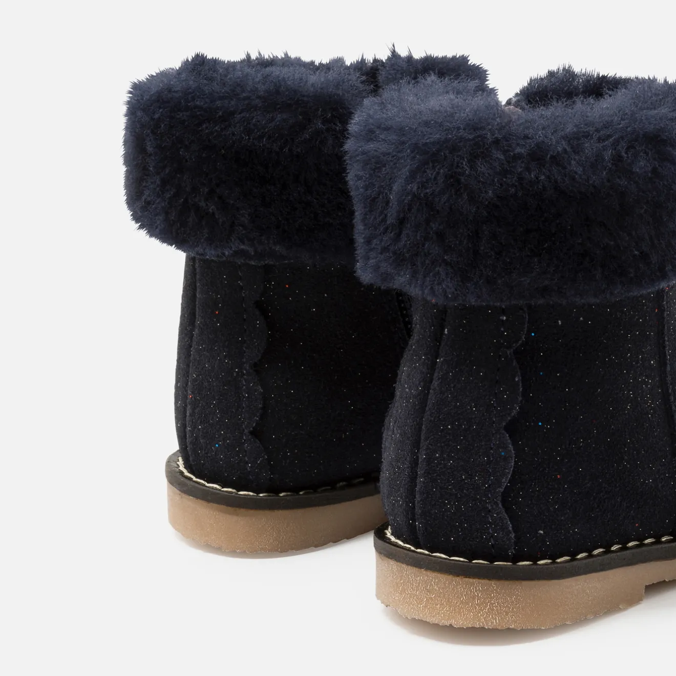 Jacadi Stiefeletten|Gefütterte Schuhe>Gefütterte Mädchen-Stiefeletten MARINEBLAU JACADI