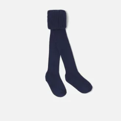 Jacadi Accessoires>Gerippte Strumpfhose MARINEBLAU JACADI