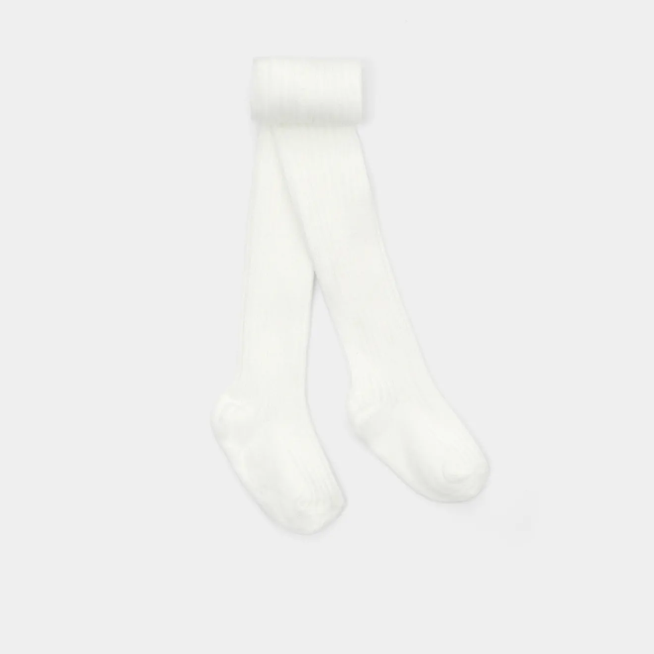 Jacadi Accessoires>Gerippte Strumpfhose WEICHES JACADI WEISS