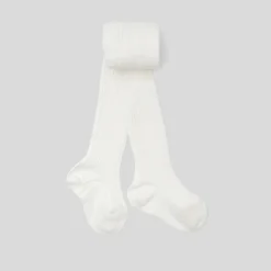 Jacadi Accessoires|Socken, Strumpfhosen Und Stiefelchen>Gerippte Strumpfhosen für Mädchen WEICHES JACADI WEISS