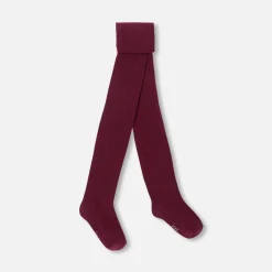 Jacadi Accessoires|Socken, Strumpfhosen Und Stiefelchen>Gerippte Strumpfhosen Kleinkind Mädchen BORDEAUX