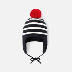 Jacadi Accessoires>Gestreifte Mütze für Jungen MARINEBLAU JACADI