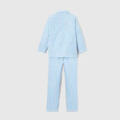 Jacadi Schlafanzüge>Gestreifter Pyjama für Jungen BLAU/WEISS