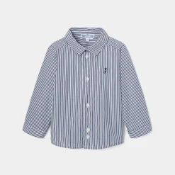 Jacadi Hemden>Gestreiftes Hemd für Jungen WEISS/BLAU