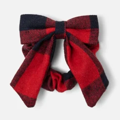 Jacadi Haar-Accessoires|Accessoires>Haargummi aus Flanell für Mädchen MARINEBLAU/ROT