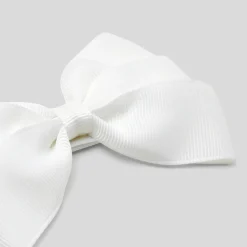 Jacadi Haar-Accessoires|Accessoires>Haarspange mit großer Schleife für Mädchen JACADI WEISS