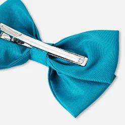 Jacadi Haar-Accessoires|Accessoires>Haarspange mit Taftschleife für Mädchen TÜRKISBLAU