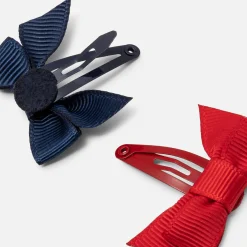 Jacadi Haar-Accessoires>Haarspangen im 3er-Set Kleinkind Mädchen MARINEBLAU/ROT