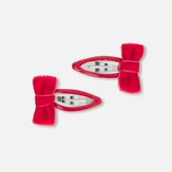 Jacadi Haar-Accessoires|Accessoires>Haarspangen im 2er-Set Kleinkind Mädchen ROT JACADI