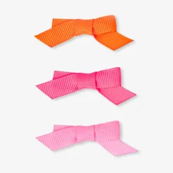 Jacadi Accessoires>Haarspangen-Trio mit Krokodil-Motiv für Mädchen ROSA/MEHRFARBIG
