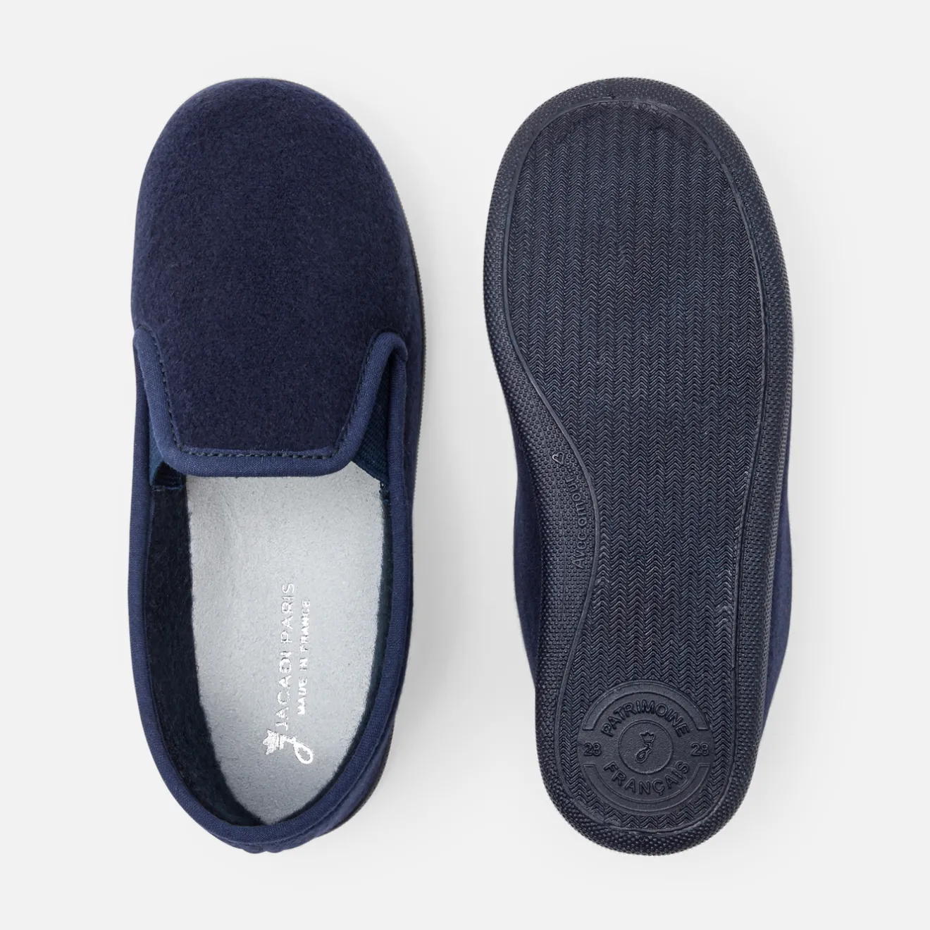Jacadi Hausschuhe|Stoffschuhe>Hausschuhe für Jungen MARINEBLAU JACADI
