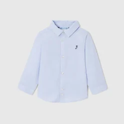 Jacadi Hemden>Hemd aus Oxford für Jungen BLAU/WEISS