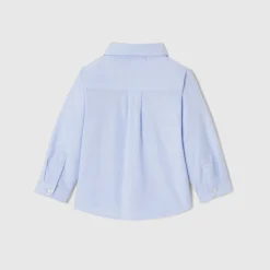 Jacadi Hemden>Hemd aus Oxford für Jungen BLAU/WEISS