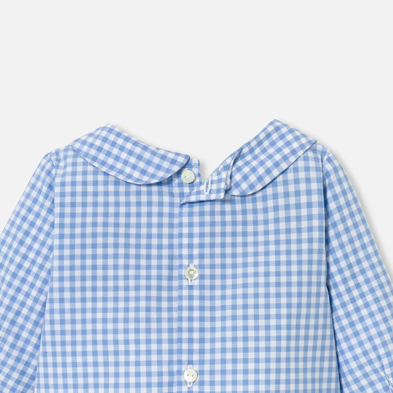 Jacadi Blusen, T-Shirts, Langarmshirts>Hemd aus Popeline für Baby Jungen BLAU/WEISS