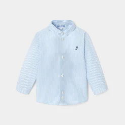 Jacadi Hemden>Hemd für Jungen WEISS/HIMMELBLAU