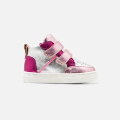 Jacadi Sneakers|Schuhe>High-Top-Sneakers für kleine Mädchen SILBER/MEHRFARBIG