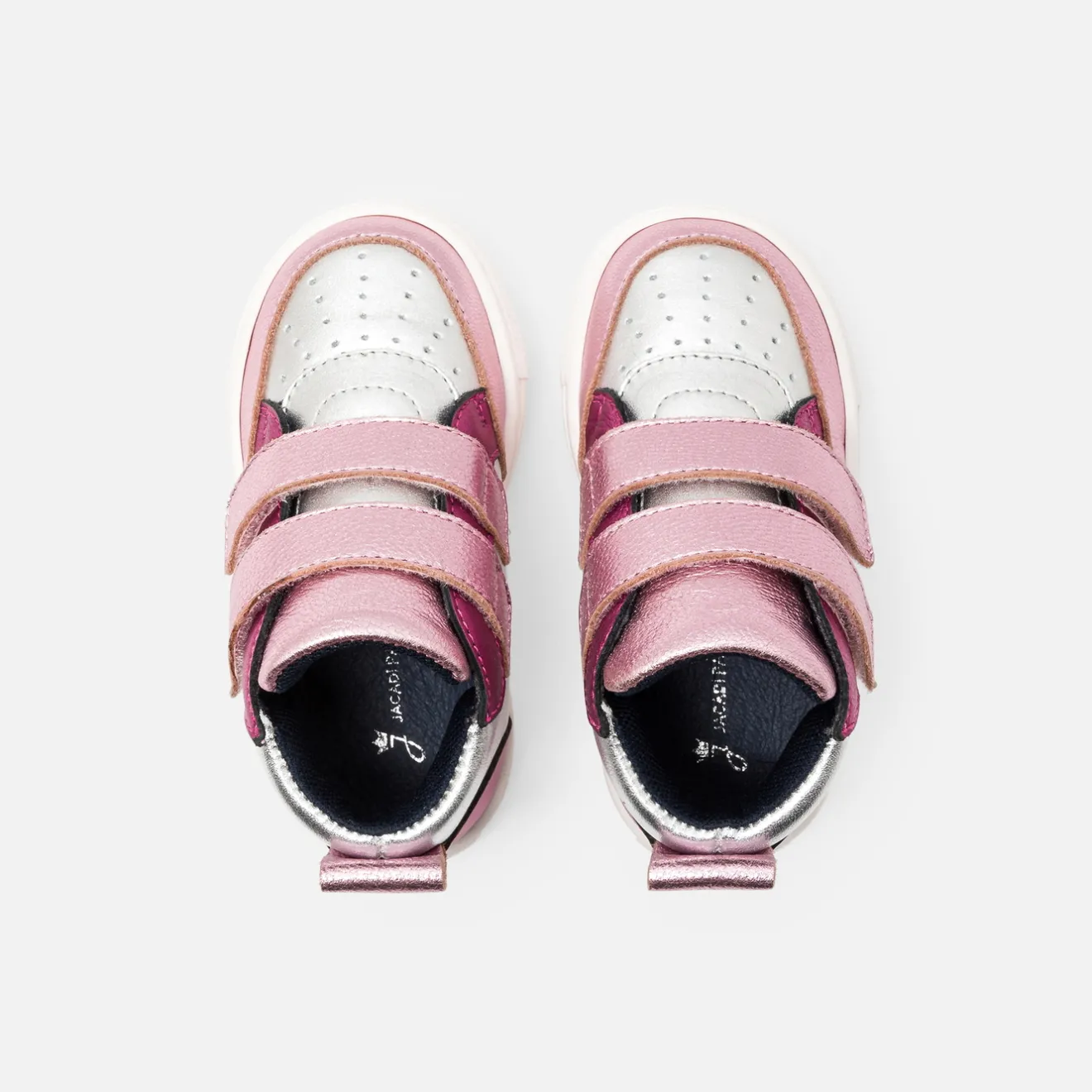 Jacadi Sneakers|Schuhe>High-Top-Sneakers für kleine Mädchen SILBER/MEHRFARBIG