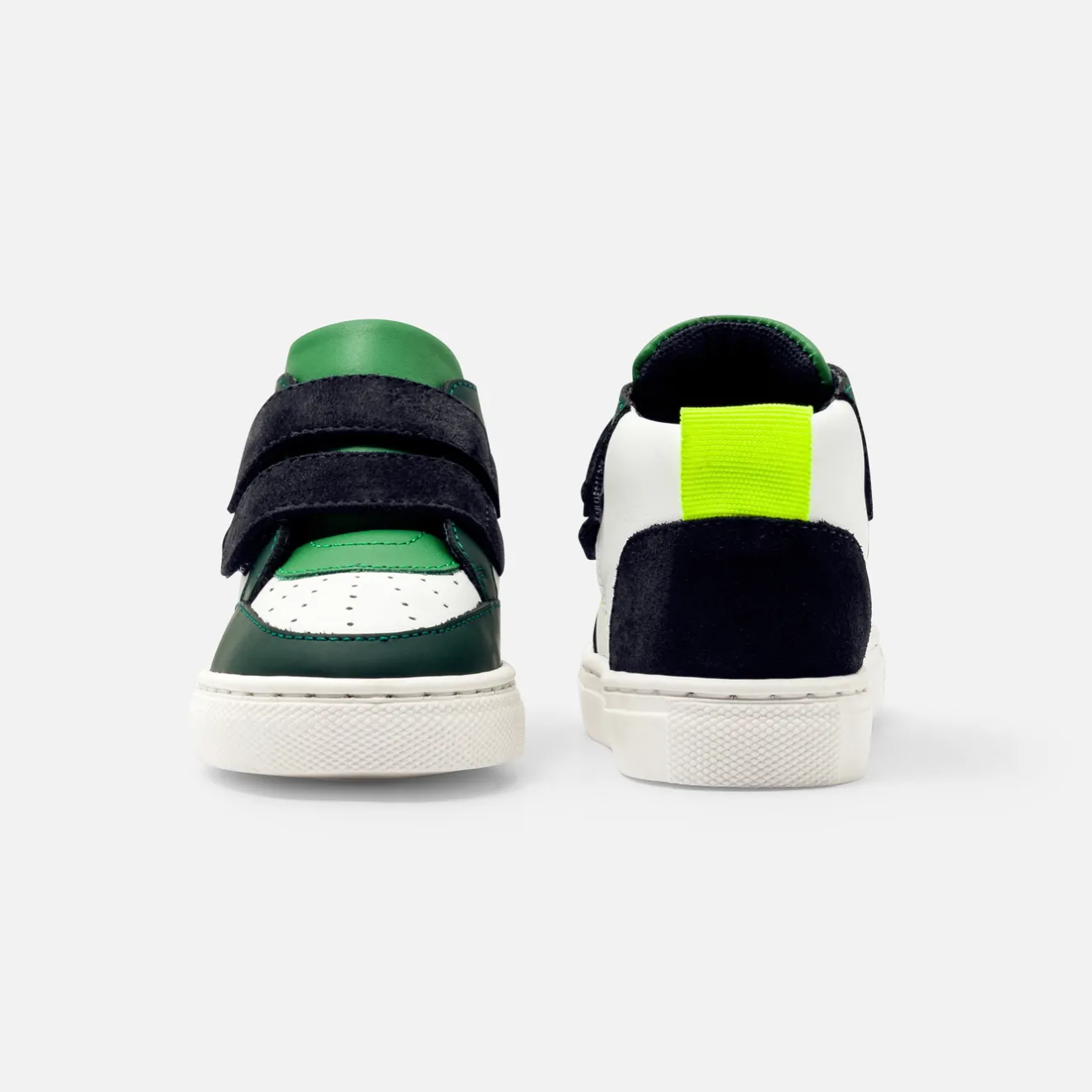 Jacadi Sneakers>High-Top-Sneakers für kleine Jungen WEISS/GRÜN