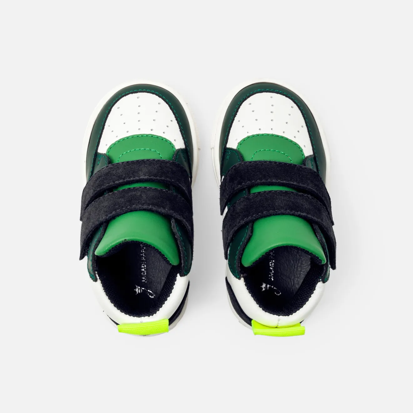 Jacadi Sneakers>High-Top-Sneakers für kleine Jungen WEISS/GRÜN