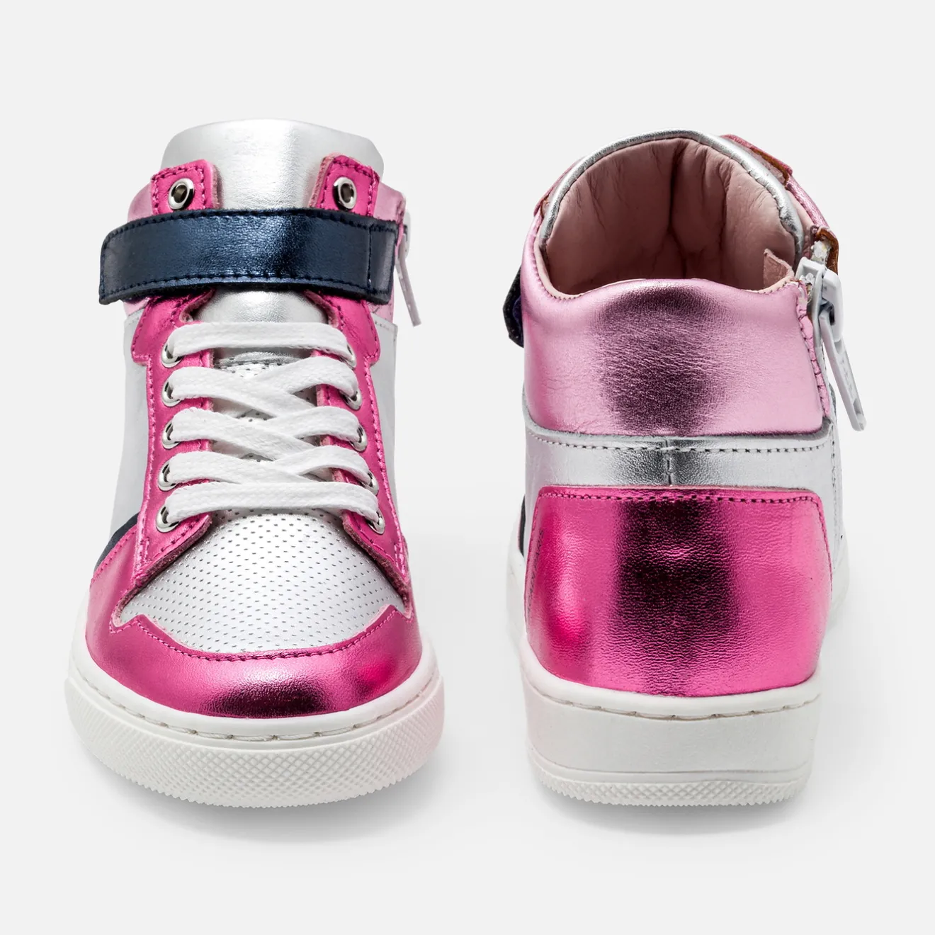 Jacadi Sneakers>High-Top-Sneakers für Mädchen SILBER/MEHRFARBIG