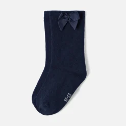 Jacadi Accessoires|Socken, Strumpfhosen Und Stiefelchen>Hohe Socken für Mädchen MARINEBLAU JACADI