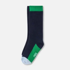 Jacadi Accessoires|Socken Und Stiefelchen>Hohe Socken im 2er-Set für Jungen MARINEBLAU/GRÜN