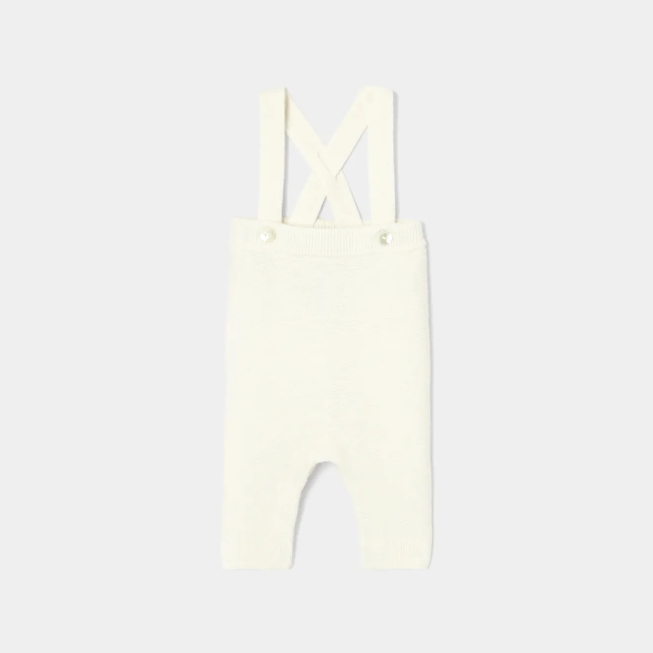 Jacadi Hosen & Shorts>Höschen im Krausstrick für Jungen WEICHES JACADI WEISS