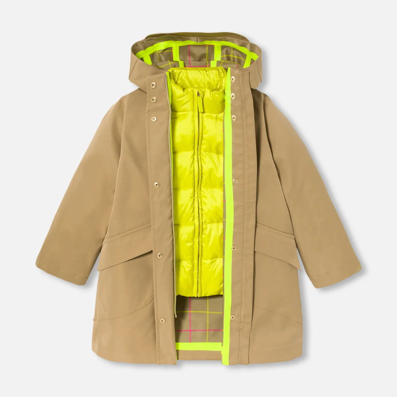 Jacadi Jacken & Mäntel>3-in-1-Parka für Mädchen KAMEL